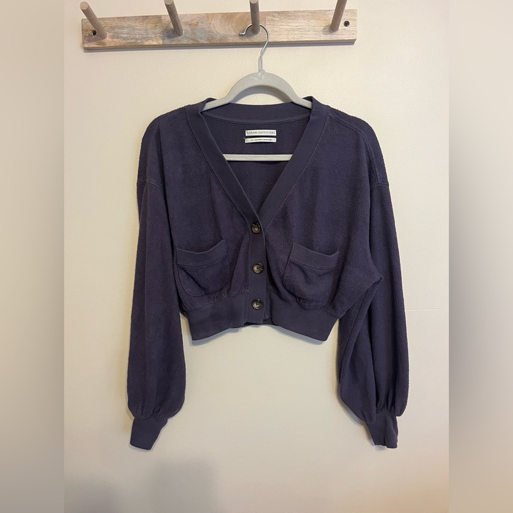 Purple Urban Outfitters Cardigan